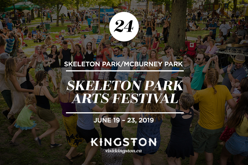 24. Skeleton Park/McBurney Park: Skeleton Park Art Festival - June 19-23, 2019