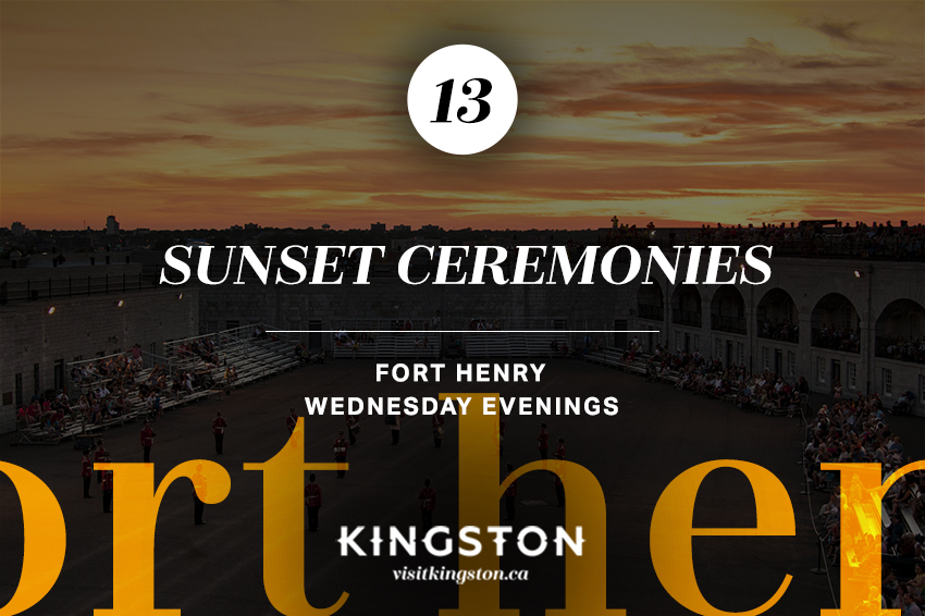 Sunset Ceremonies: Fort Henry - Wednesday Evenings