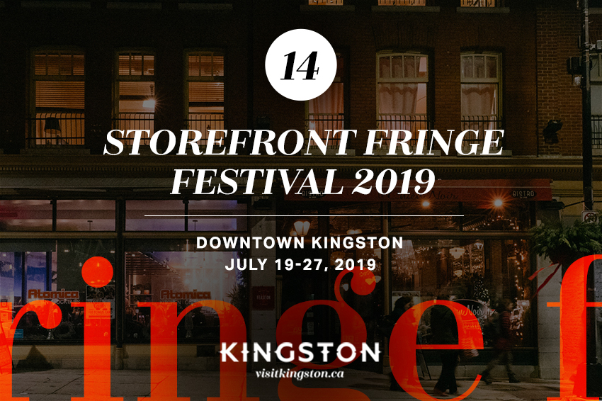 Storefront Fringe Festival 2019: Downtown Kingston July 19-27, 2019