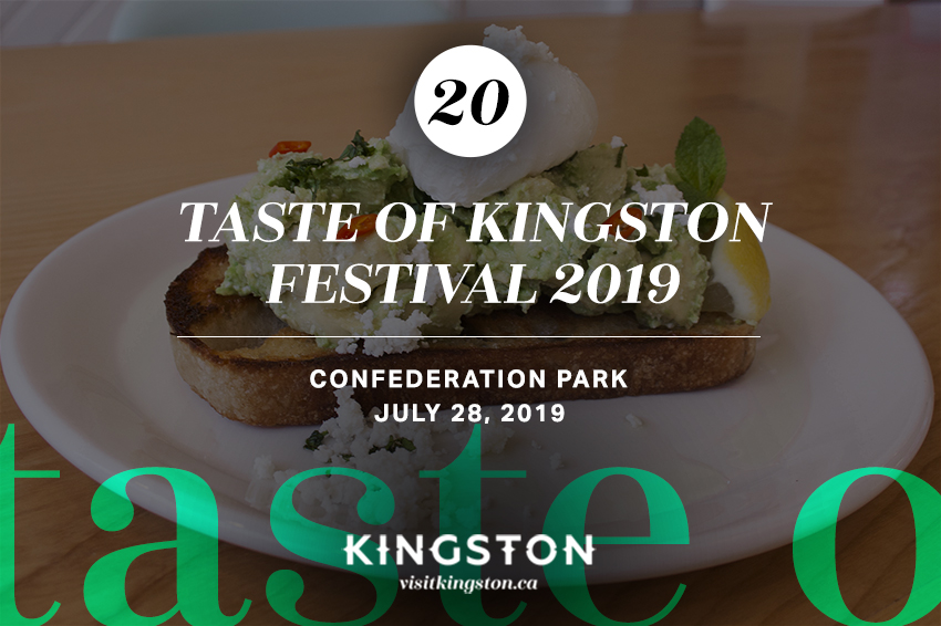 Taste of Kingston Festival 2019: Confederation Park: July 28, 2019