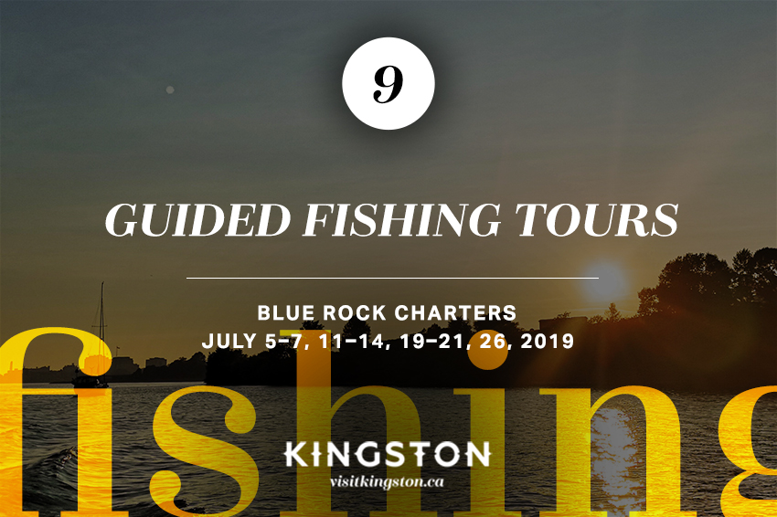 Guided Fishing Tours: Blue Rock Charters - July 5-7, 11-14, 19-21, 26, 2019