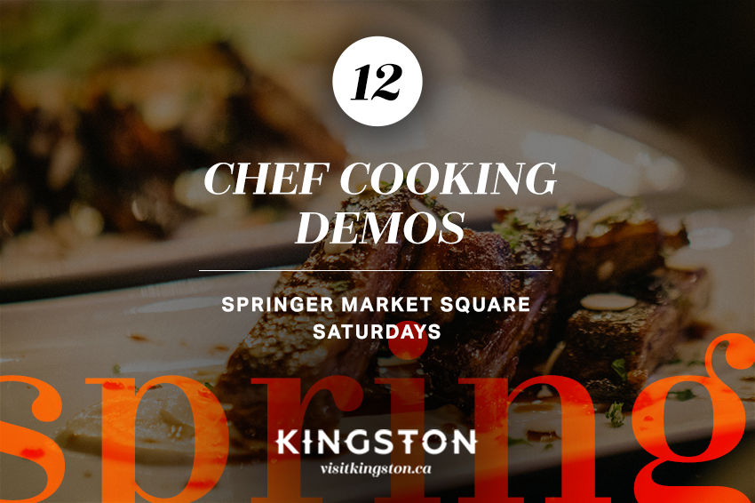 12. Chef Cooking Demos: Springer Market Square - Saturdays