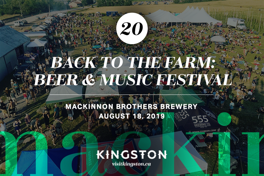 Back to the Farm: Beer & Music Festival - Mackinnon Brothers Brewery - August 18, 2019