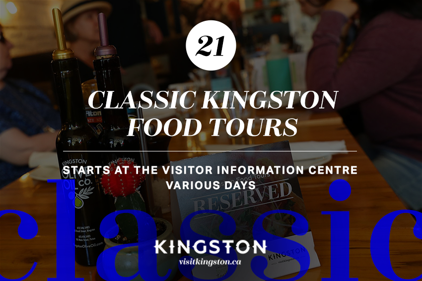 21. Classic Kingston Food Tours: Starts at the Visitor Information Centre - Various Days