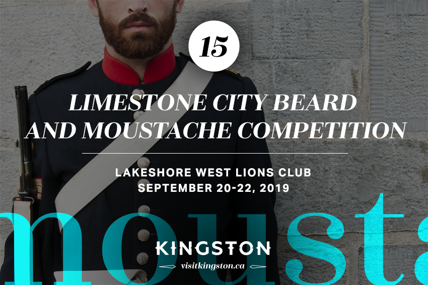15. Limestone City Beard and Moustache Competition: Lakeshore West Lions Club - September 20-22, 2019