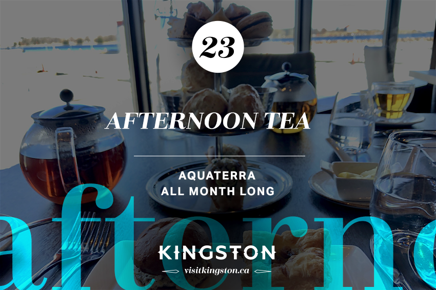 23. Afternoon Tea: Aquaterra - All month long