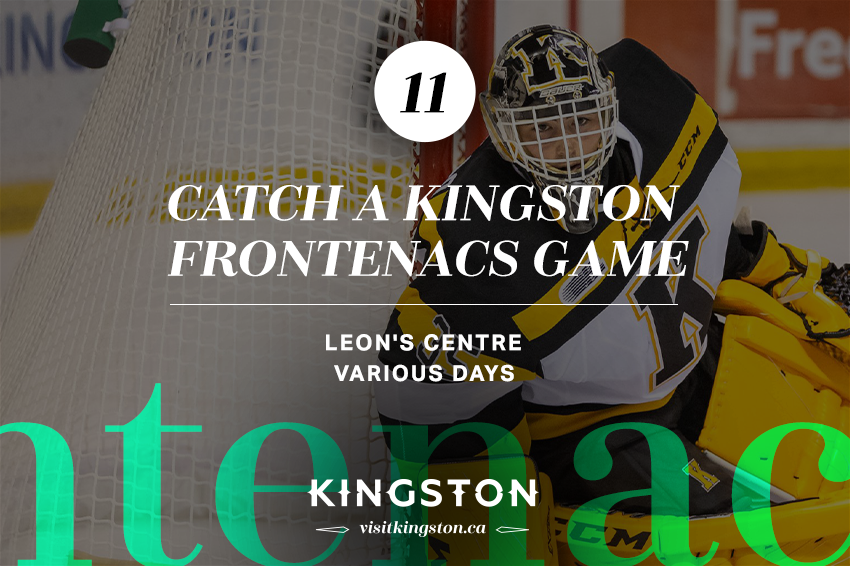 Catch a Kingston Frontenacs Game — Various Days at the Leon's Centre