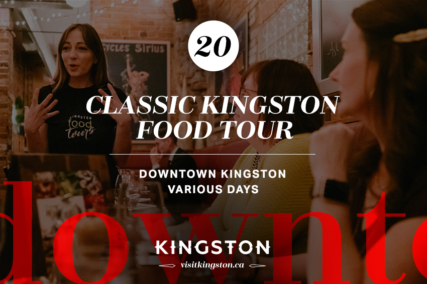 Classic Kingston Food Tour — Various Days in Downtown Kingston