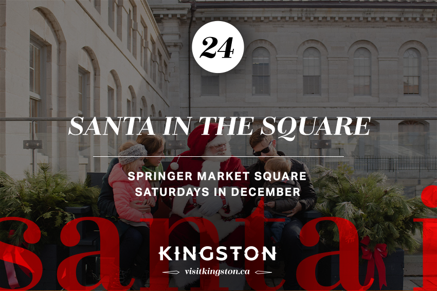 Santa in the Square — Saturdays in December at Springer Market Square