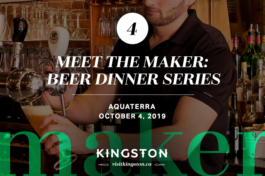 Meet the Maker: Beer Dinner Series — October 4, 2019 at Aquaterra