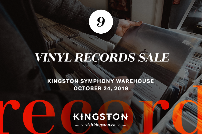 Vinyl Records Sale — October 24, 2019 at Kingston Symphony Warehouse
