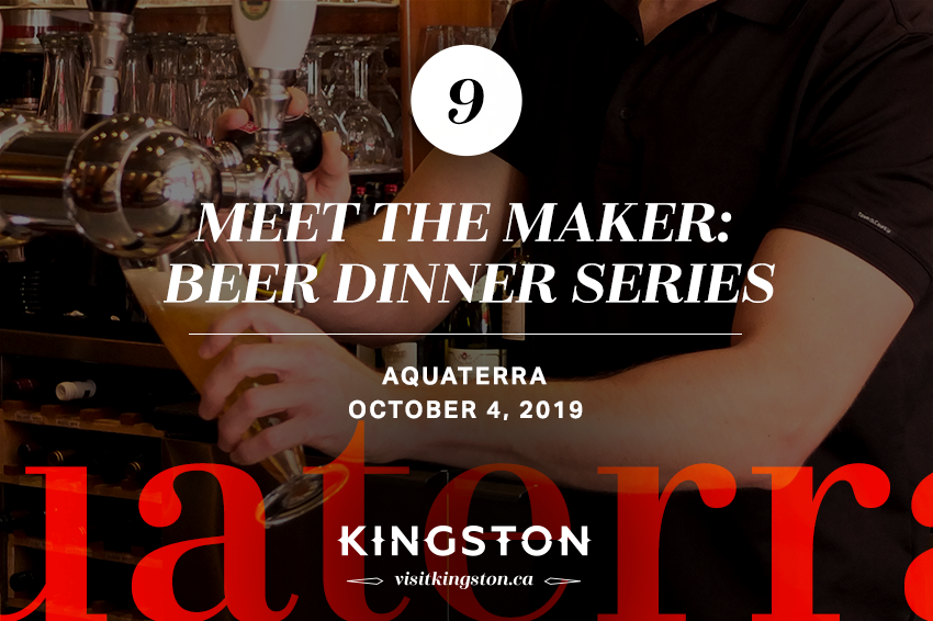 Meet the Maker: Beer Dinner Series — October 4, 2019 at Aquaterra