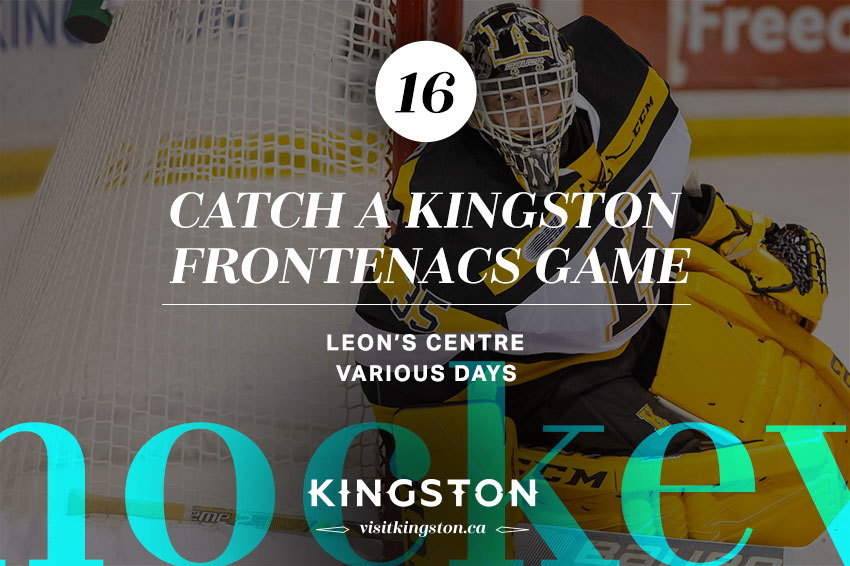 Catch a Kingston Frontenacs Game: Leon's Centre - Various Days
