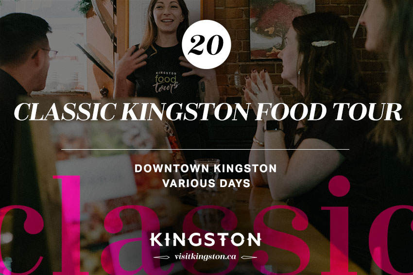Classic Kingston Food Tour: Downtown Kingston - Various Days