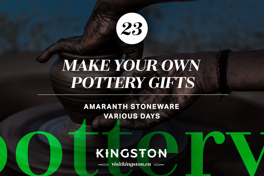 Make your own Pottery Gifts: Amaranth Stonework - Various Days