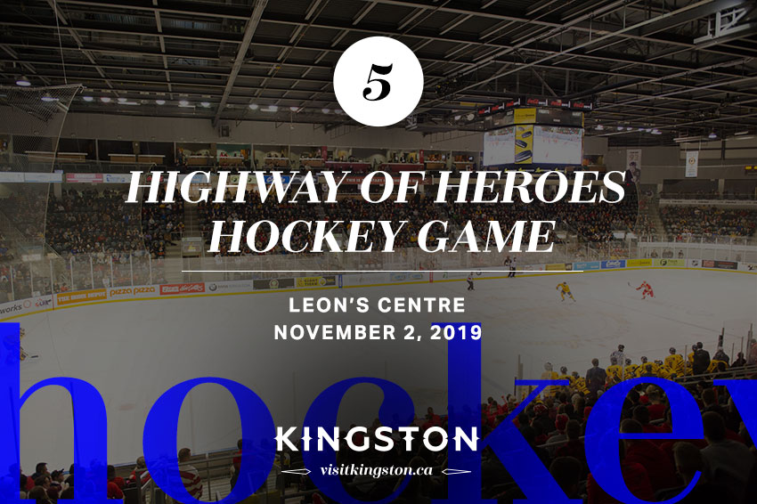 Highway of Heroes Hockey Game at the Leon's Centre — November 2, 2019