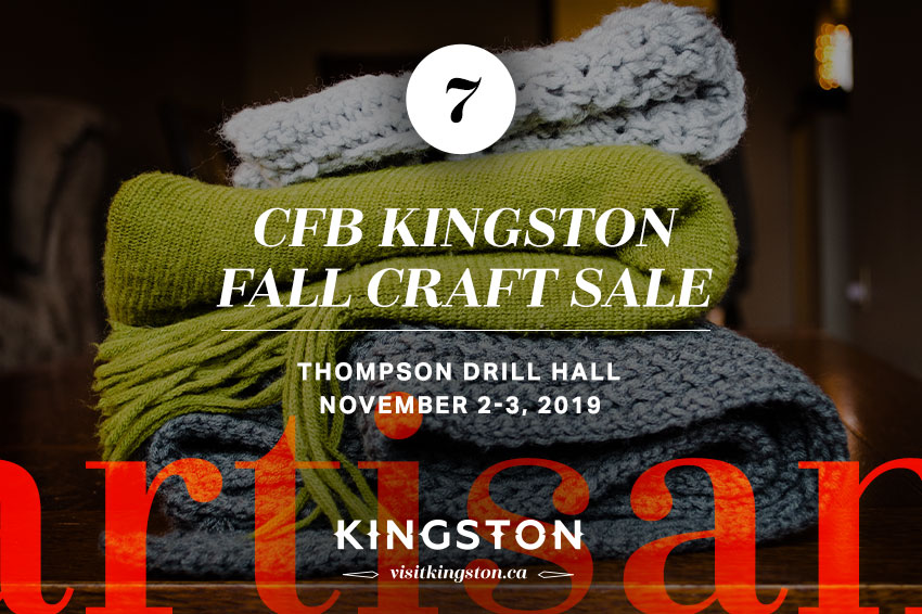 CFB Kingston Fall Craft Sale at Thompson Drill Hall— November 2–3, 2019