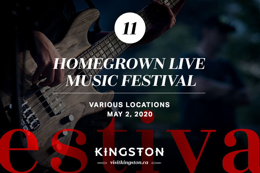 11. Homegrown Live Music Festival: Various Locations - May 2, 2020