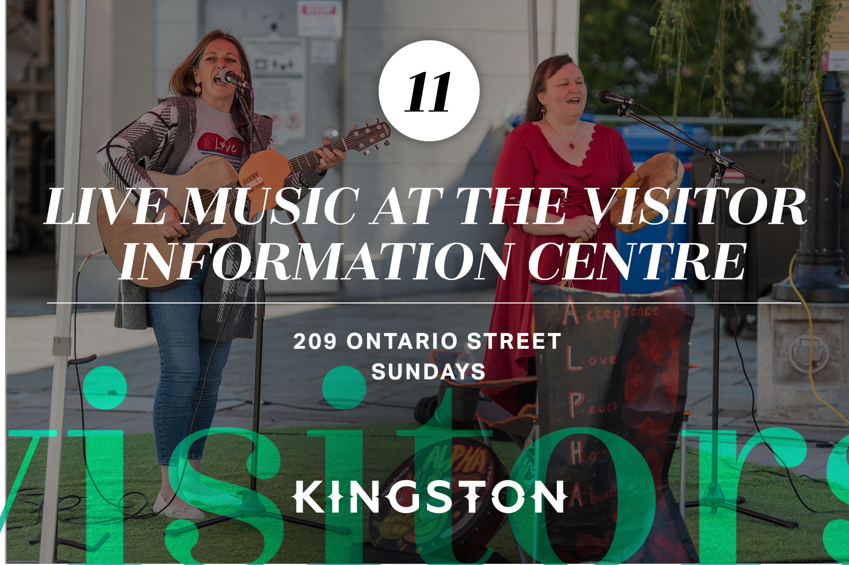 Live music at the Visitor Information Centre