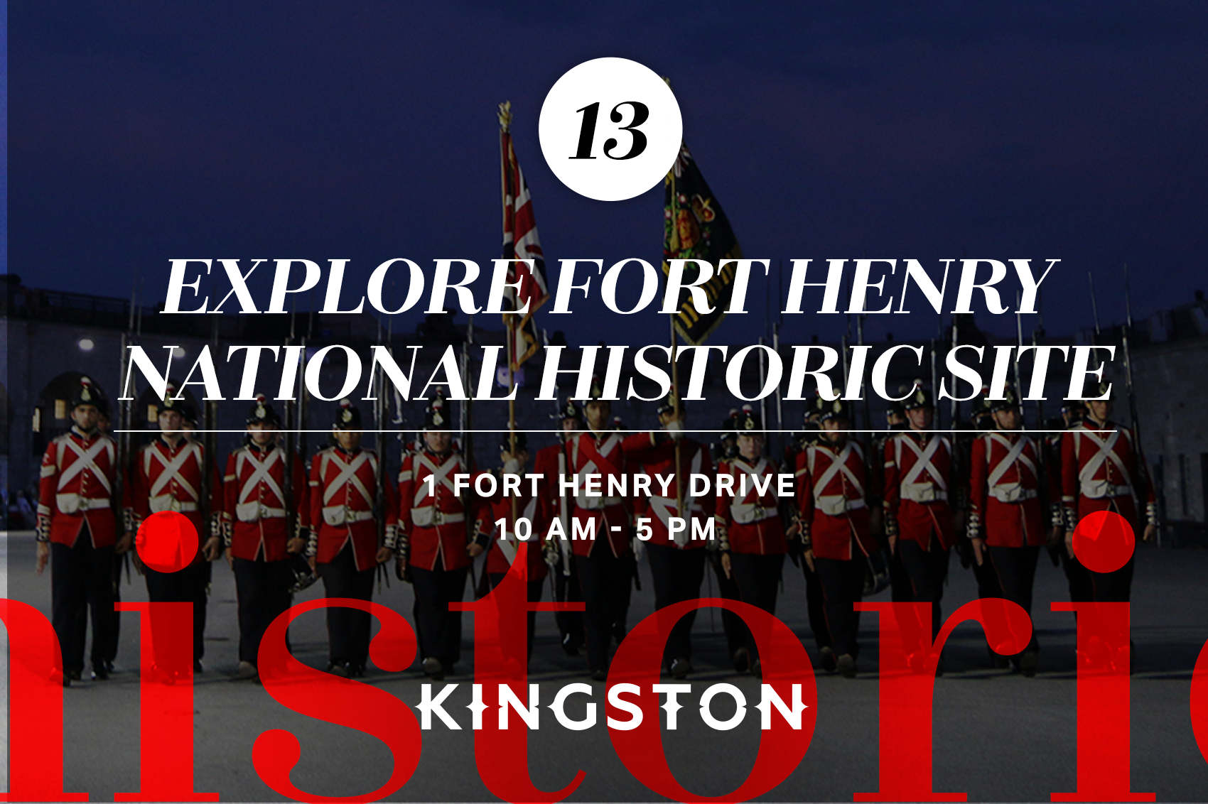 Explore Fort Henry National Historic Site