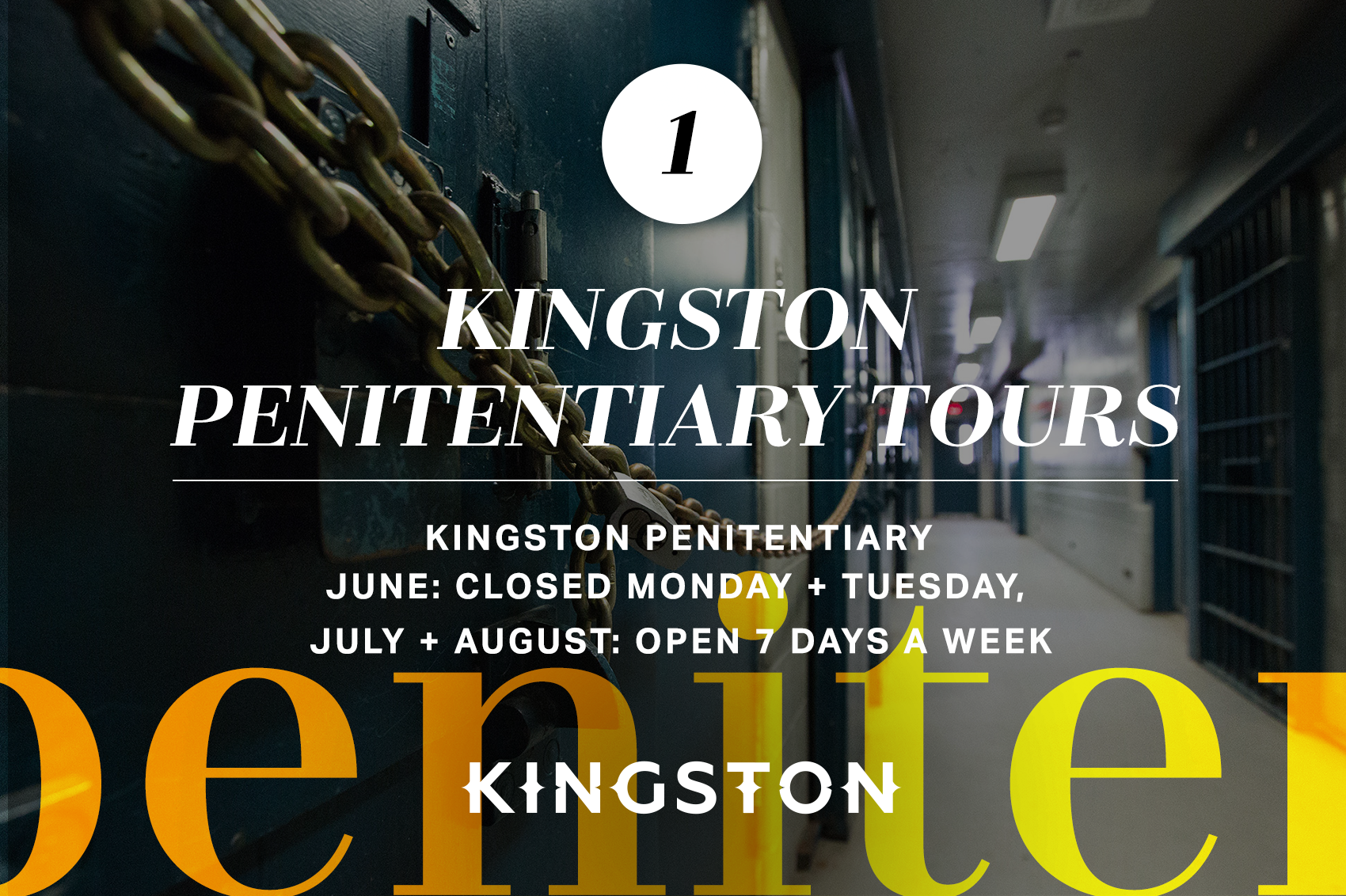 Kingston Penitentiary Tours