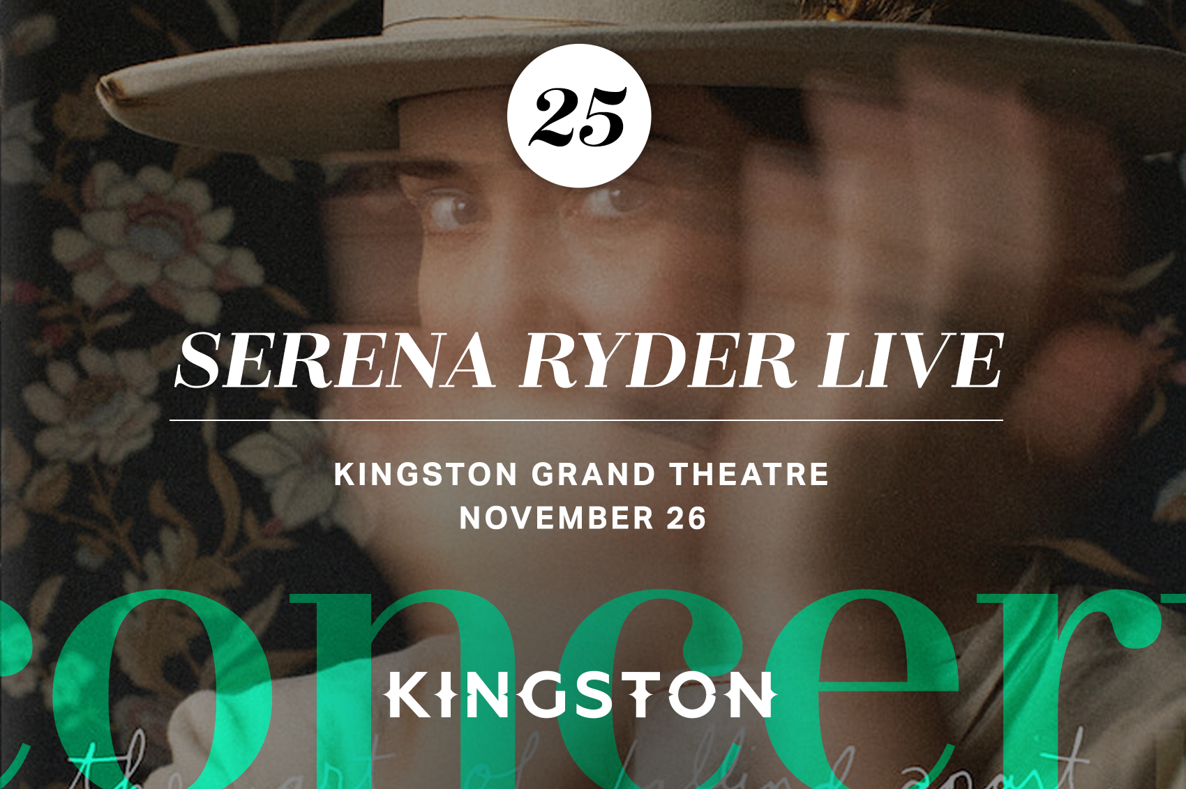 Serena Ryder Live: Kingston Grand Theatre: November 26