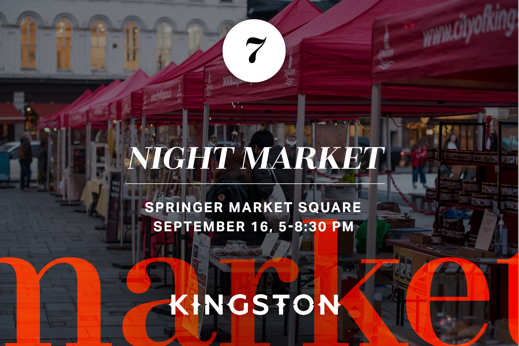 7. Night Market: Springer Market Square 16, 5-8:30pm