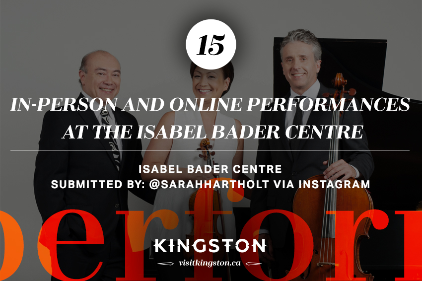 In-person and online performances at the Isabel Bader Centre