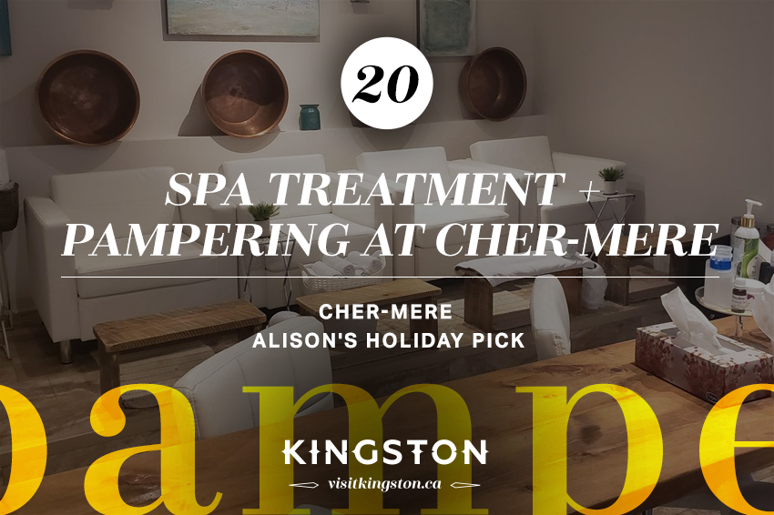 Spa treatment + pampering at Cher-Mere