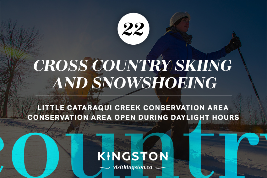 Cross country skiing and snowshoeing