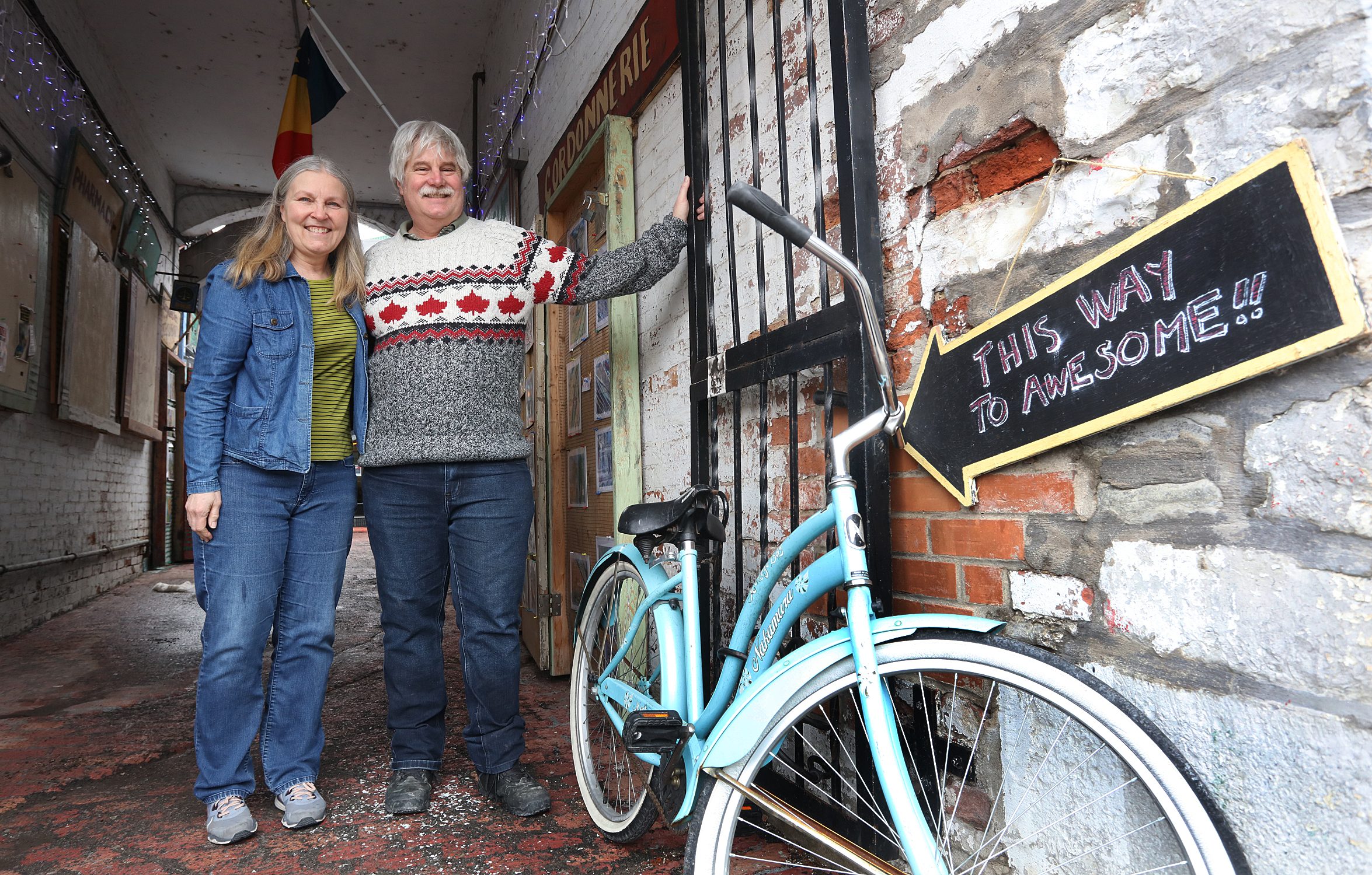 Wendy and David Dossett of Martello Alley