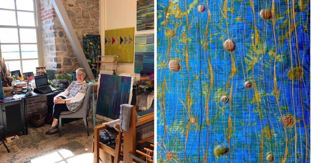 Discover work from Kingston’s established fibre artist Bethany Garner and her advice to young artists. Bethany has been creating art for much of her life and continues to find inspiration wherever she is. She enjoys sharing her craft with others by teaching workshops and taking on students.