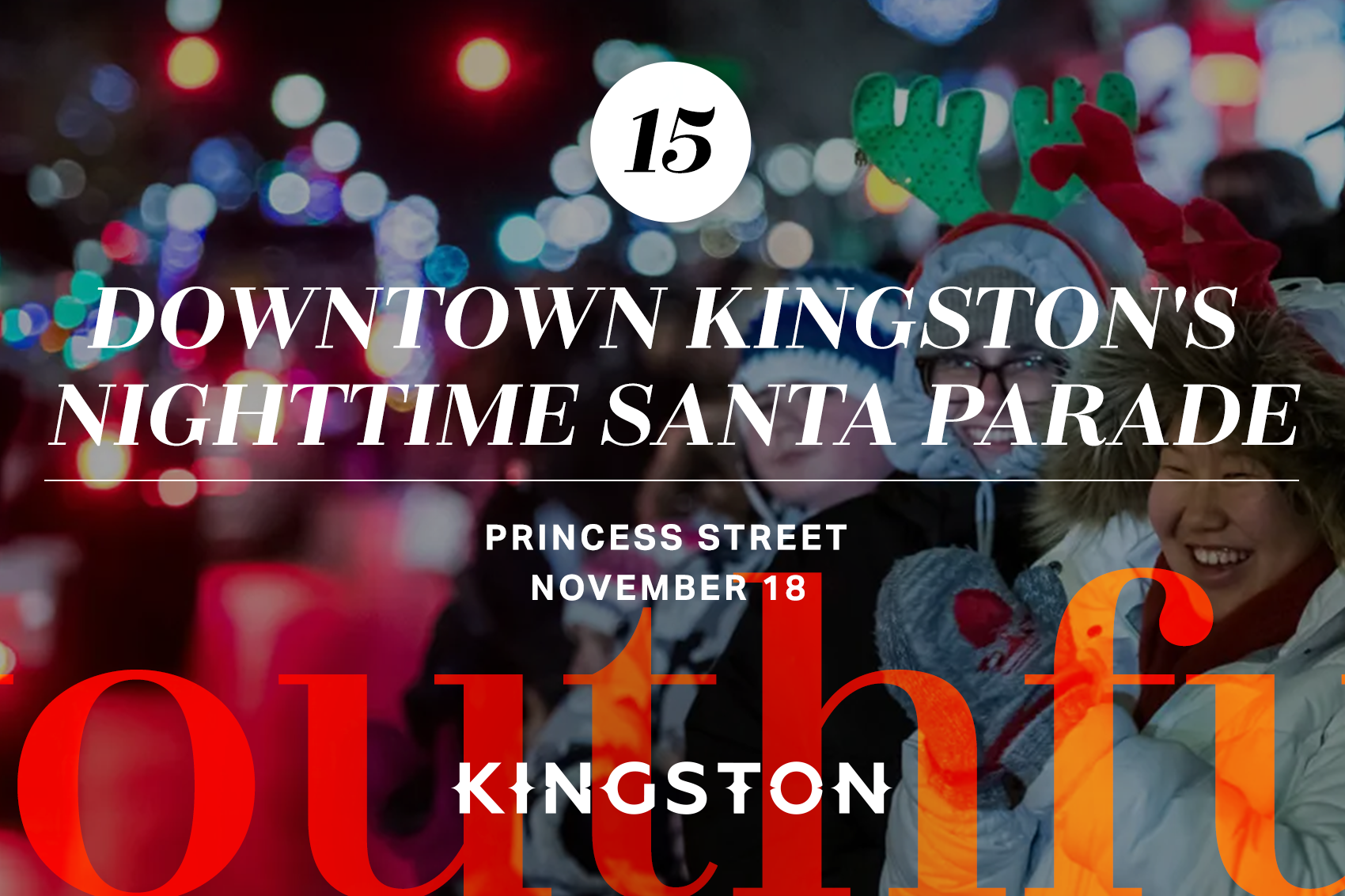 Downtown Kingston's Nighttime Santa Parade
