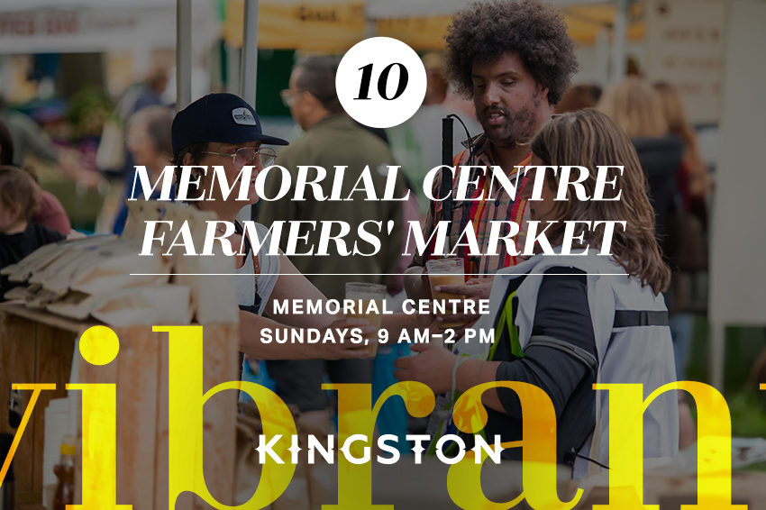 10. Memorial Centre Farmers' Market