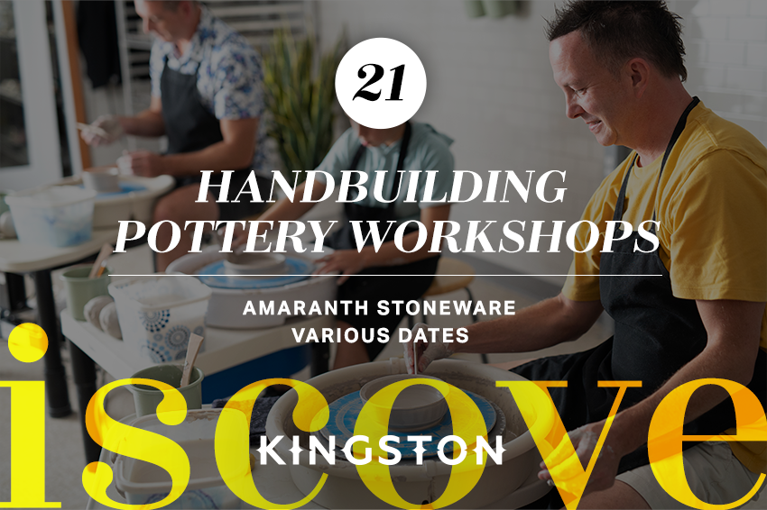 21. Handbuilding pottery workshops