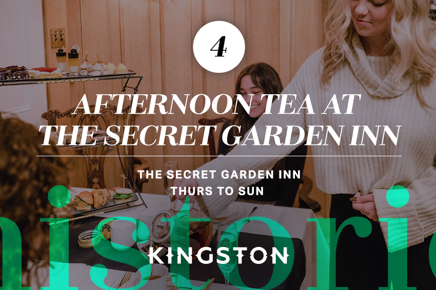 4. Afternoon tea at The Secret Garden Inn