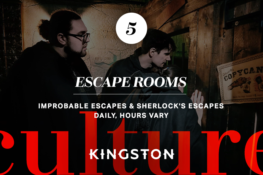 5. Escape Rooms 