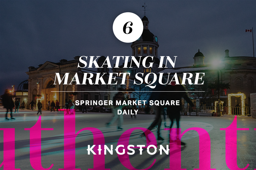 6. Skating in Market Square