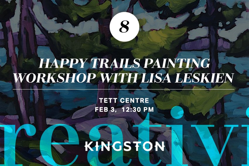 8. Happy Trails painting workshop with Lisa Leskien 
