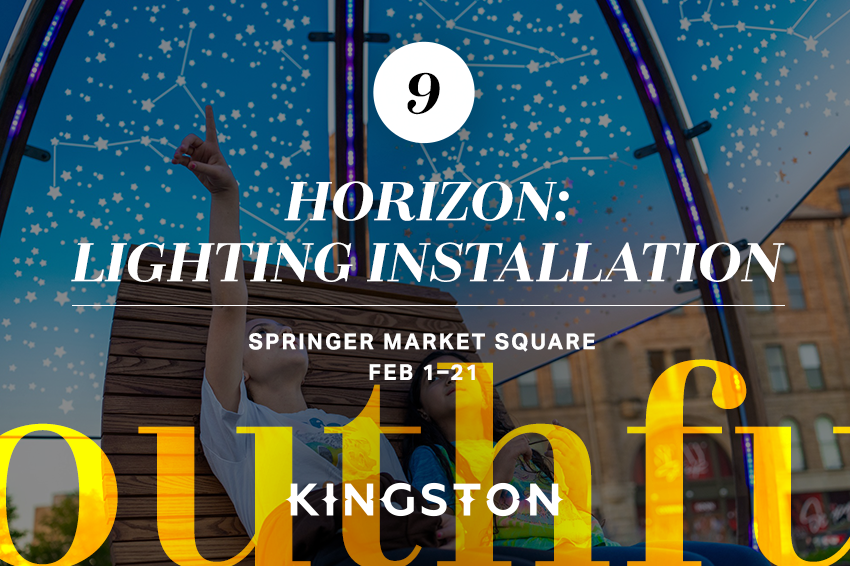 9. Horizon: lighting installation