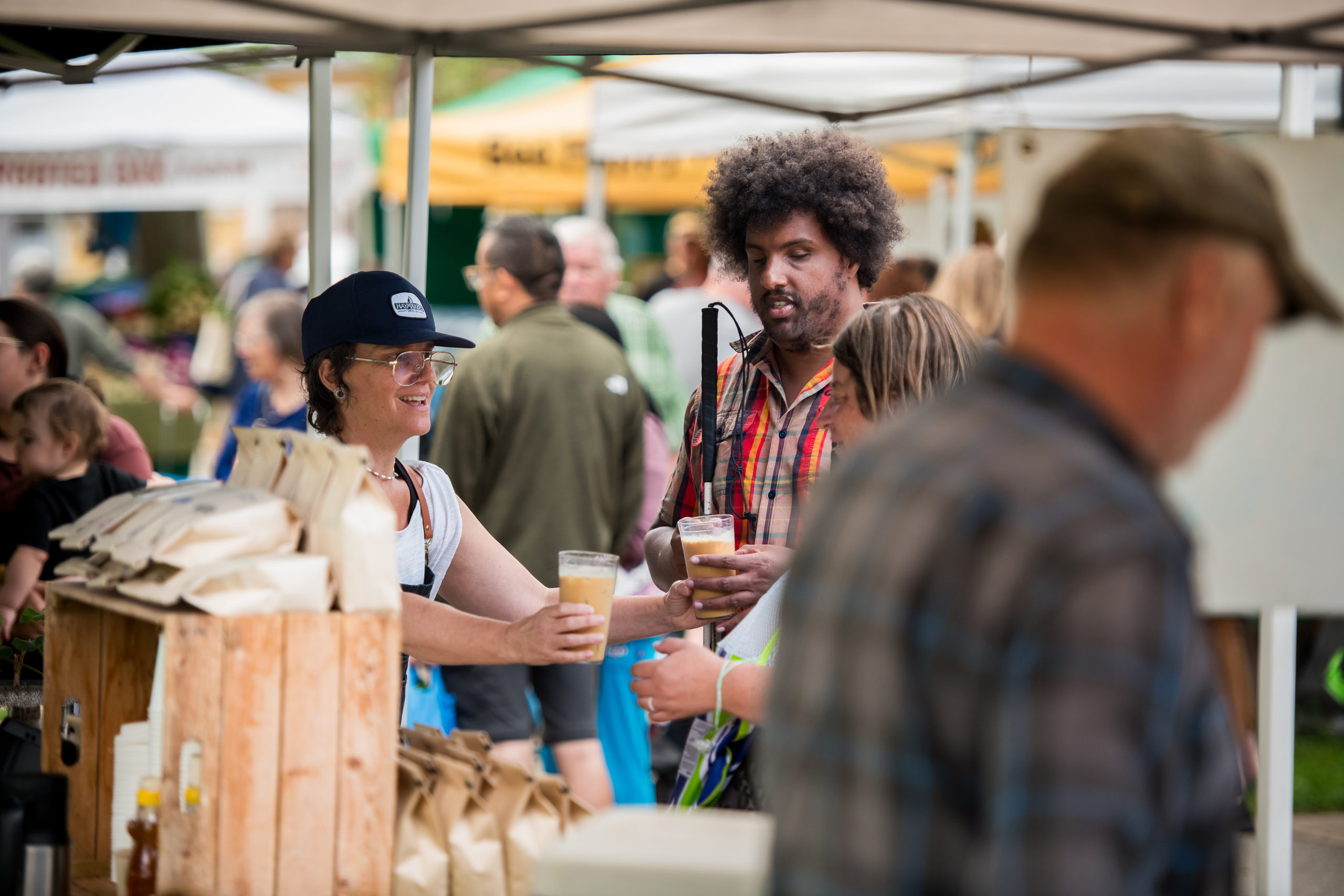 Haymaker Coffee Co. at the Memorial Centre Farmers' Market