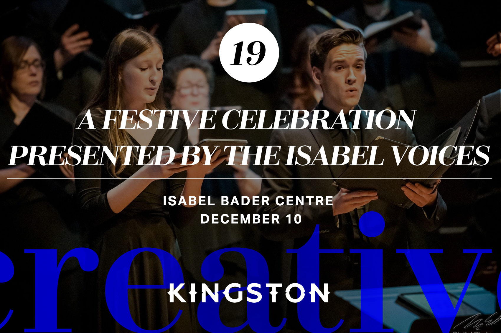 A festive celebration presented by the Isabel Voices