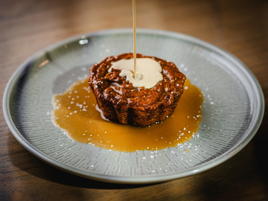 Heist’s sticky toffee pudding for two