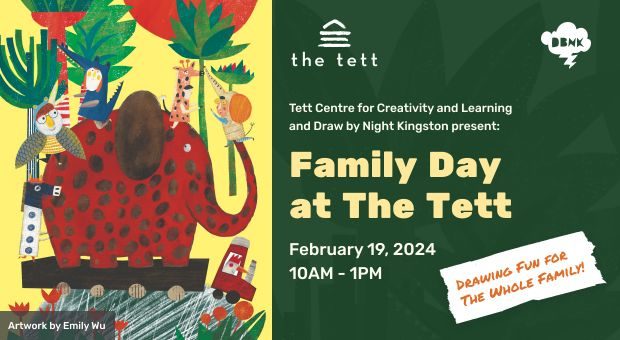 Family Day at the Tett: Tett Centre for Creativity & Learning x Draw by Night Kingston 