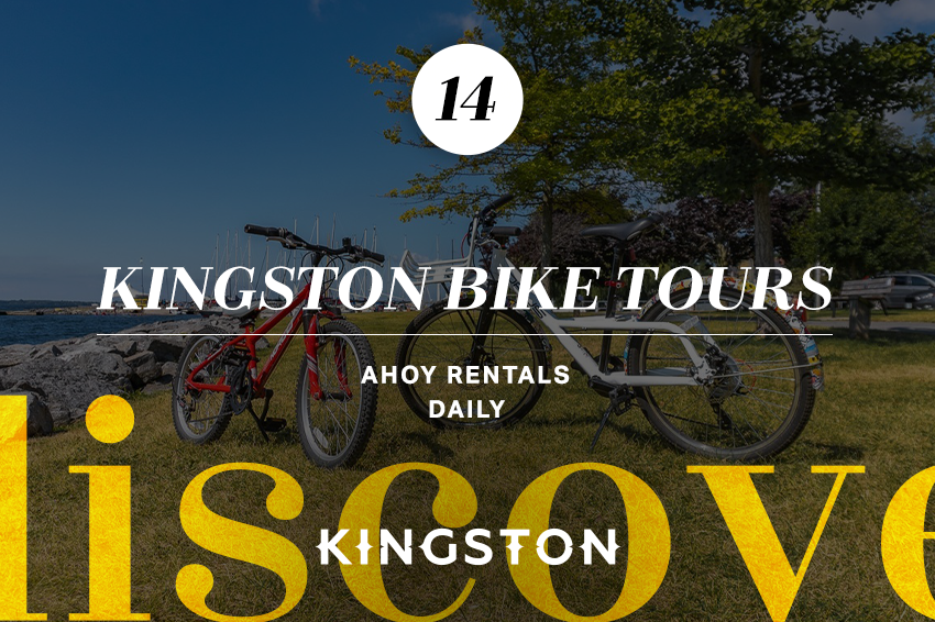 14. Kingston bike tours